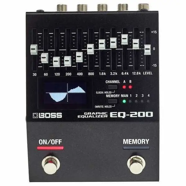 Boss EQ-200 Programmable Stereo Graphic Equalizer - 1