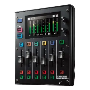BOSS Gigcaster 5 5-Kanallı Audio Streaming Mikseri (USB Ses Arayüzlü) - 1