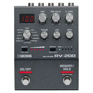 BOSS RV-200 Reverb Pedalı - 1