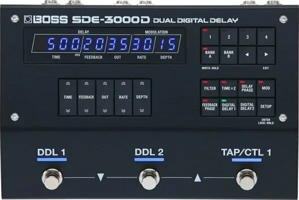 Boss SDE-3000D Delay Pedalı - 1