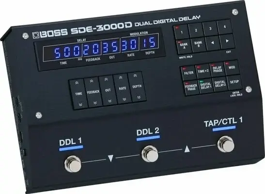 BOSS SDE-3000D Dual Digital Delay Effect Pedal - 2