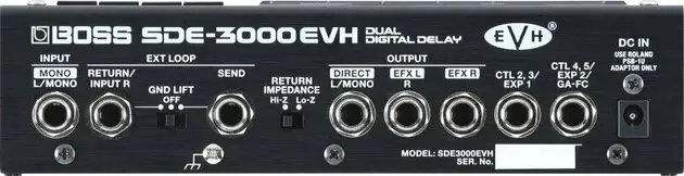 BOSS SDE-3000EVH Dual Digital Delay Effect Pedal - 3