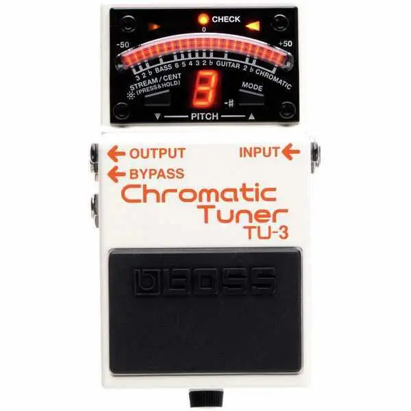 Boss TU-3 Chromatic Tuner Bas ve Elektro Gitar için 
