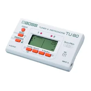 BOSS TU-80WH Kromatik Akort Cihazı ve Metronom (Beyaz) - 2