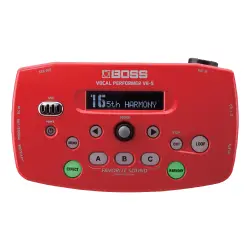 BOSS VE-5 Vocal Performer Kompakt Vokal Efekt İşlemcisi (Kırmızı) - 1