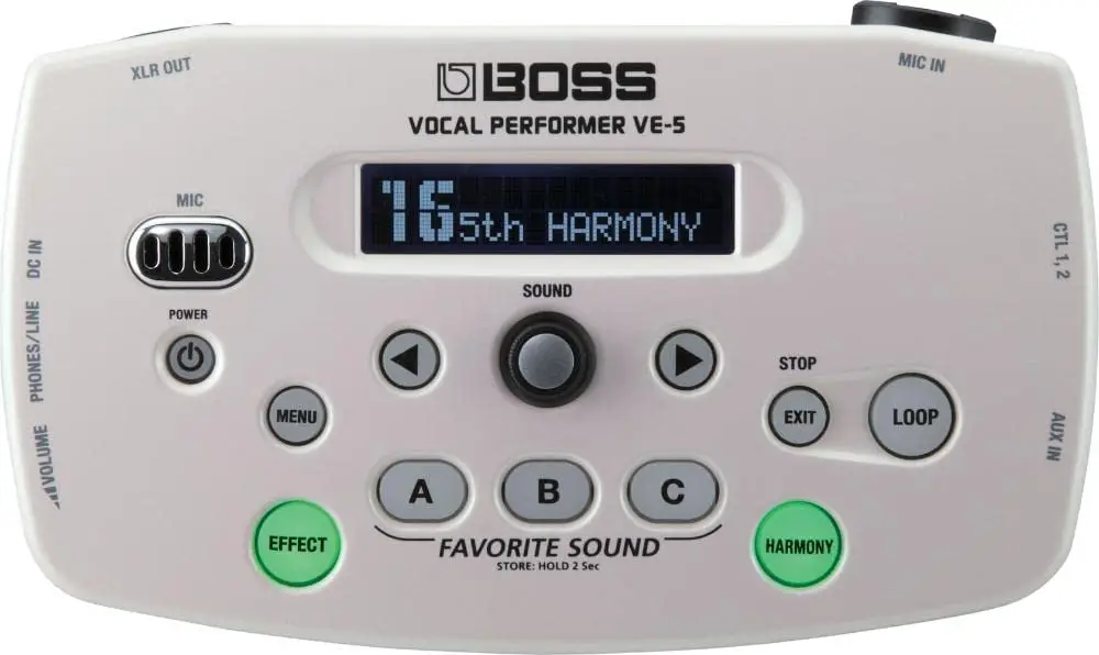 Boss VE-5-WH Vokal Performer Vokal Prosesörü - 1