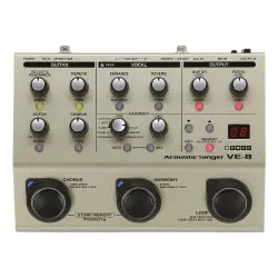 BOSS VE-8 Acoustic Singer Vokal & Akustik Gitar Efekt İşlemcisi - 2