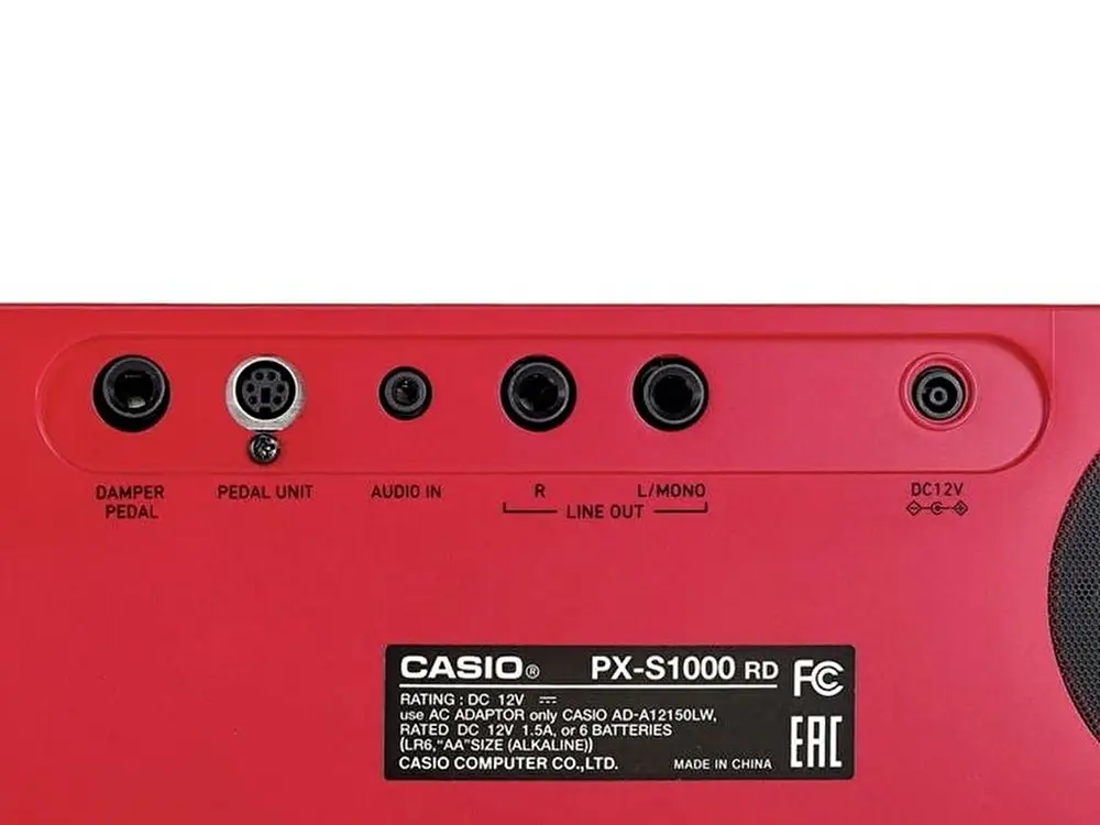 CASIO PRIVIA PX-S1000RD Kırmızı Taşınabilir Dijital Piyano - 5