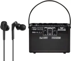 Coolmusic Unique-15G 15W Şarjlı Gitar Amfisi - 7