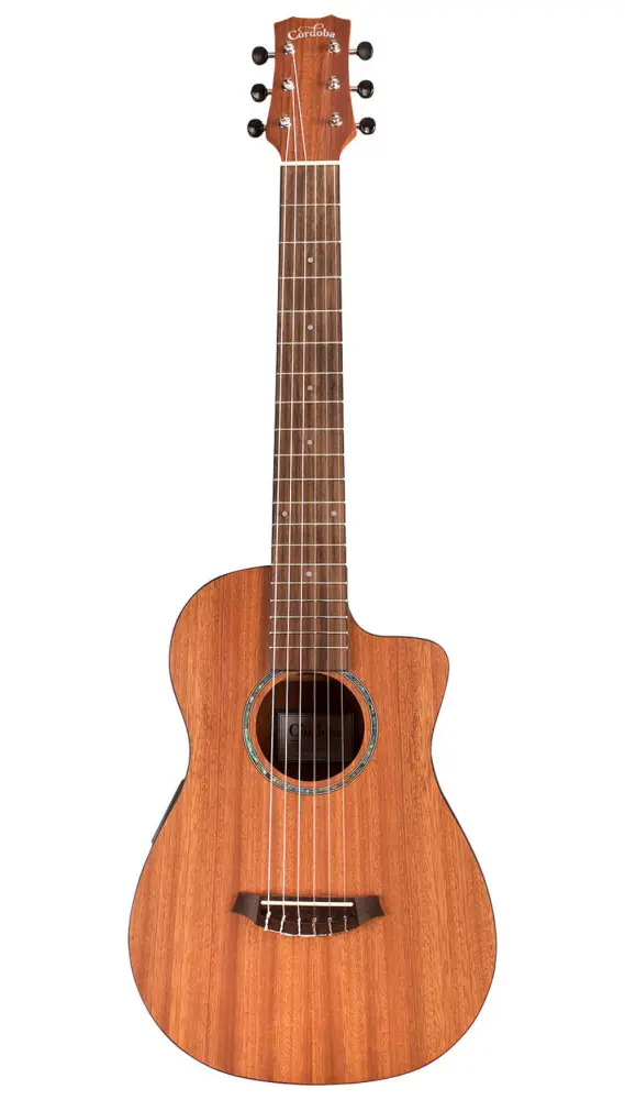 Cordoba Mini II MH-CE Elektro Klasik Gitar (Maun) - 1