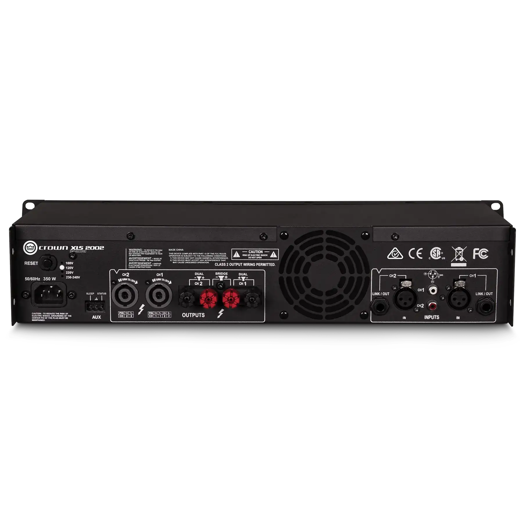 Crown XLS2002 2 Kanal 650W @ 4Ω Power Amplifier - 2