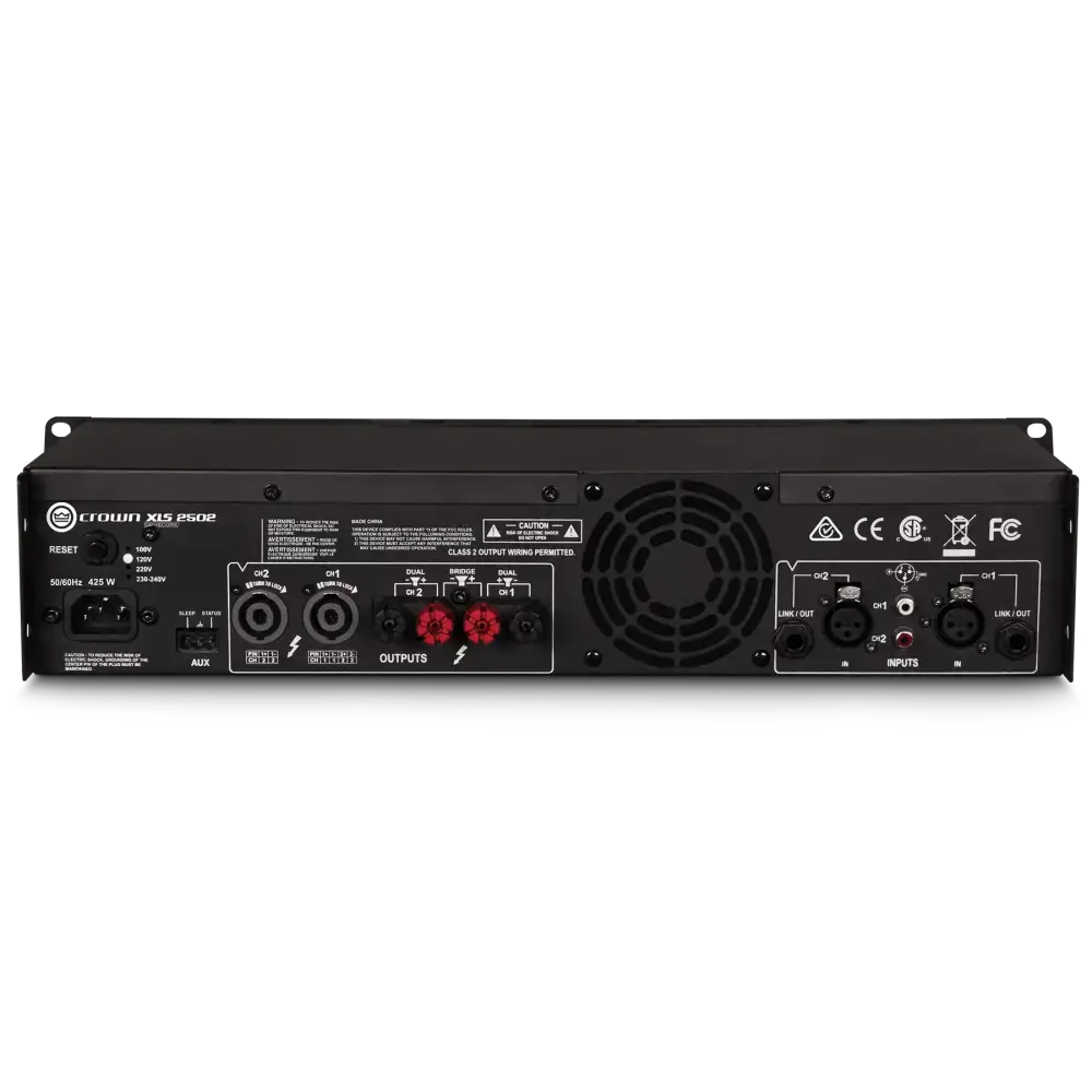 Crown XLS2502 2 Kanal 775W @ 4Ω Power Amplifier - 2