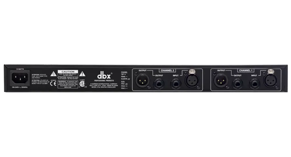DBX 215s Çift Kanallı 15-Band Ekolayzer - 2
