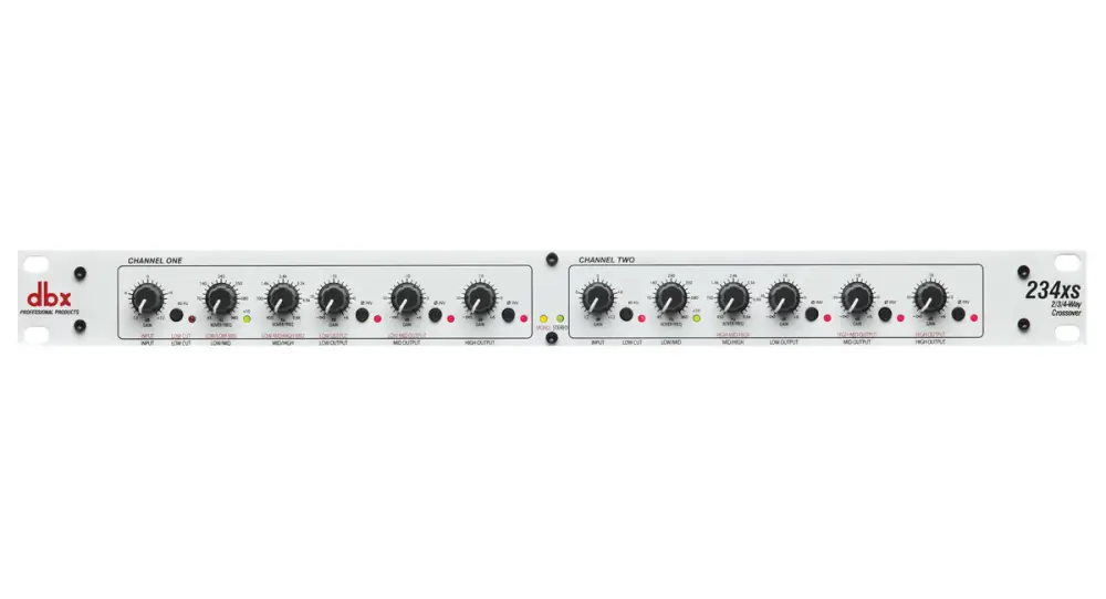 DBX - DBX 234XS XLR Konnektörlü Stereo 2/3 Yollu, Mono 4 Yollu Crossover