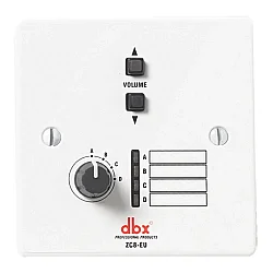 dbx ZC8 EU Duvar Tipi Uzaktan Ses ve Kaynak Kontrol Paneli - dbx Professional Audio