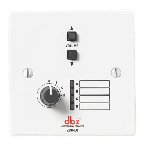 DBX ZC8 EU Duvara Monte Zone Kontrol Cihazı - 1