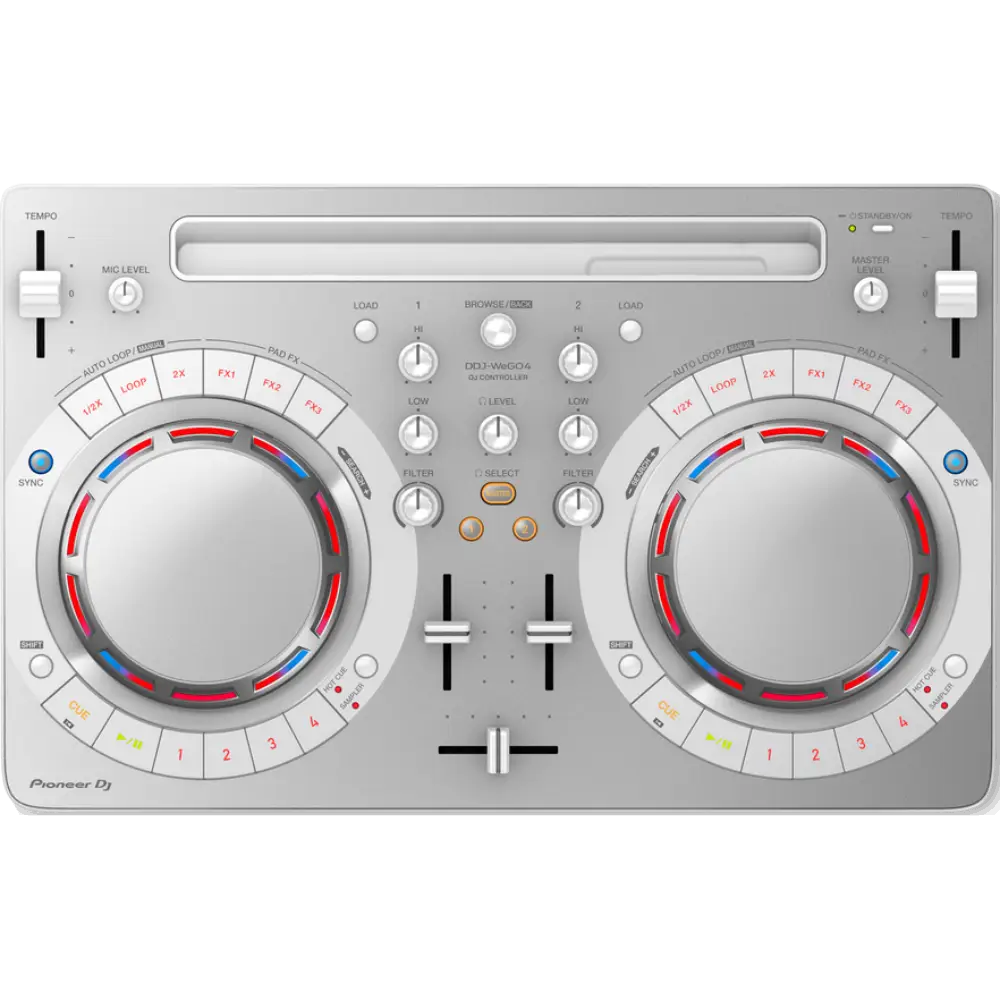 Pioneer DJ DDJ-WeGO4-W 2 Kanal Kompakt DJ Controller - 1