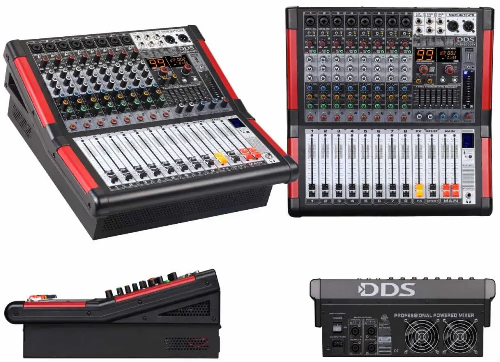 DDS D-8 P2000 FX 8 Kanal Power Mikser - DDS