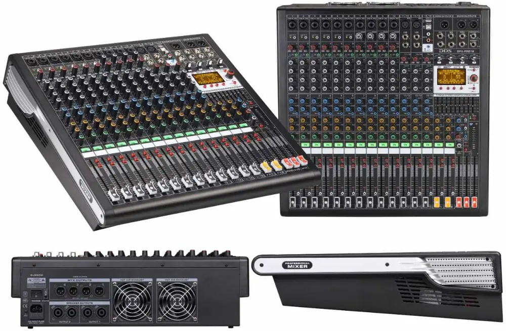 DDS DPX-PRO16 1900W 16 Kanal Power Mikser - DDS