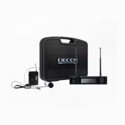 DECON DM-401T 1 Kanal UHF Yaka (HeadSet) Mikrofon Seti - 5