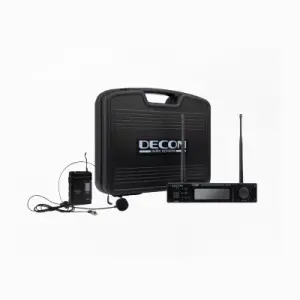DECON DM-401T 1 Kanal UHF Yaka (HeadSet) Mikrofon Seti - 5