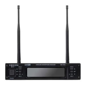 DECON DM-402T 2 Kanal UHF Yaka (HeadSet) Mikrofon Seti - DECON