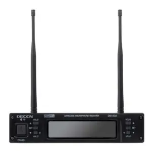 DECON DM-402T 2 Kanal UHF Yaka (HeadSet) Mikrofon Seti - 1
