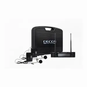 DECON DM-402T 2 Kanal UHF Yaka (HeadSet) Mikrofon Seti - 5