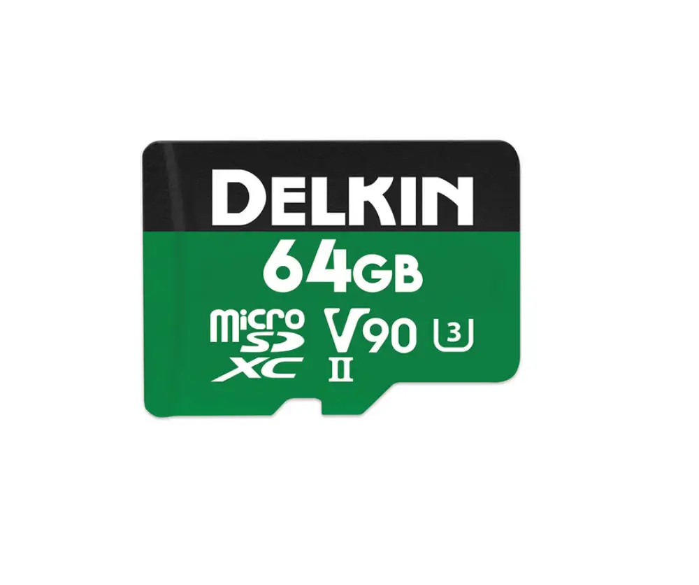 Delkin 64GB Power UHS-II (V90) Micro SD Hafıza Kartı - 1