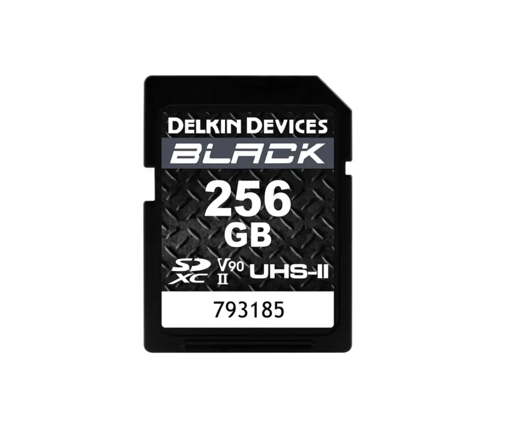 Delkin Devices 256GB Black UHS-II SDXC U3 V90 Hafıza Kartı - 1
