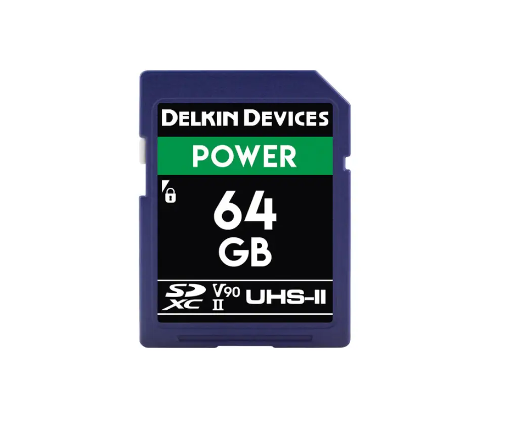 Delkin Devices 64GB Power SDXC UHS-II 2000X (V90) Hafıza Kartı - 1