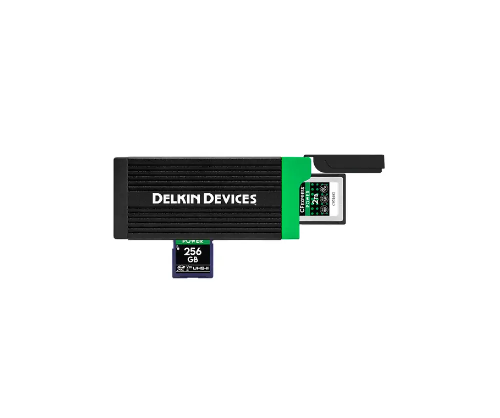 Delkin Devices USB 3.2 CFexpress Tip B ve SD Kart Okuyucu - 1