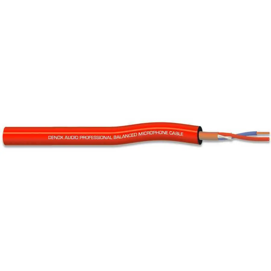 Denox DNX-MIC 022/RED 2x0,22mm Mikrofon Kablosu - 1