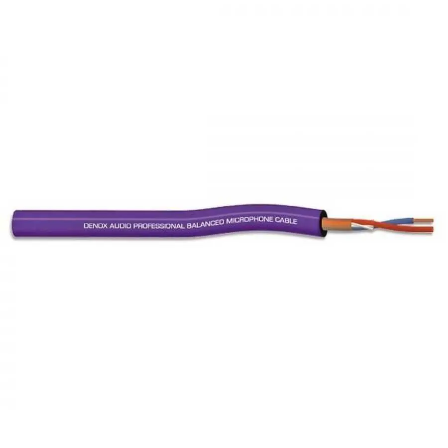 Denox DNX-MIC 022/PURPLE 2x0,22mm Mikrofon Kablosu - 1