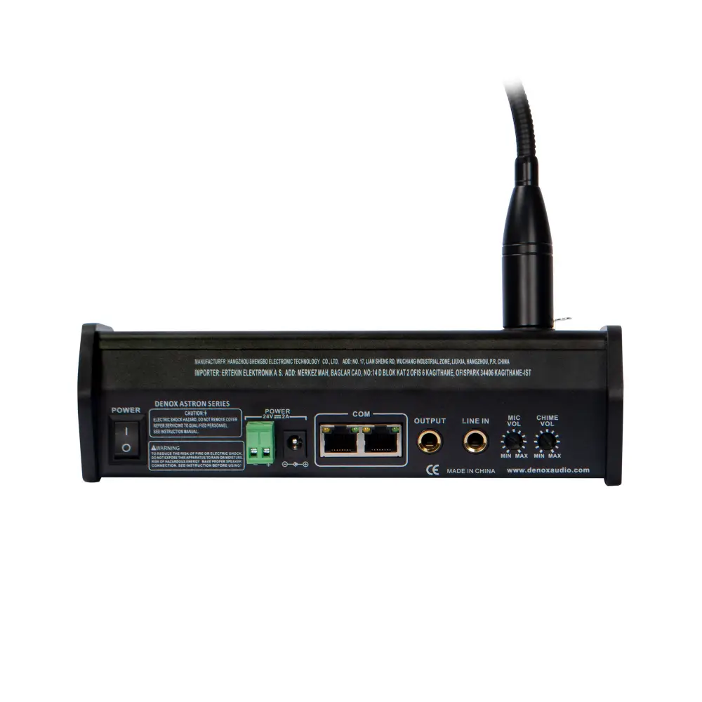 Denox DX-218 M 10 Bölge Anons Kontrol Mikrofonu - 2