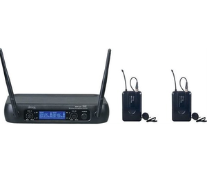 Denox MDR-220 Yaka Çift Yaka Uhf Band Telsiz Mikrofon Seti - 1
