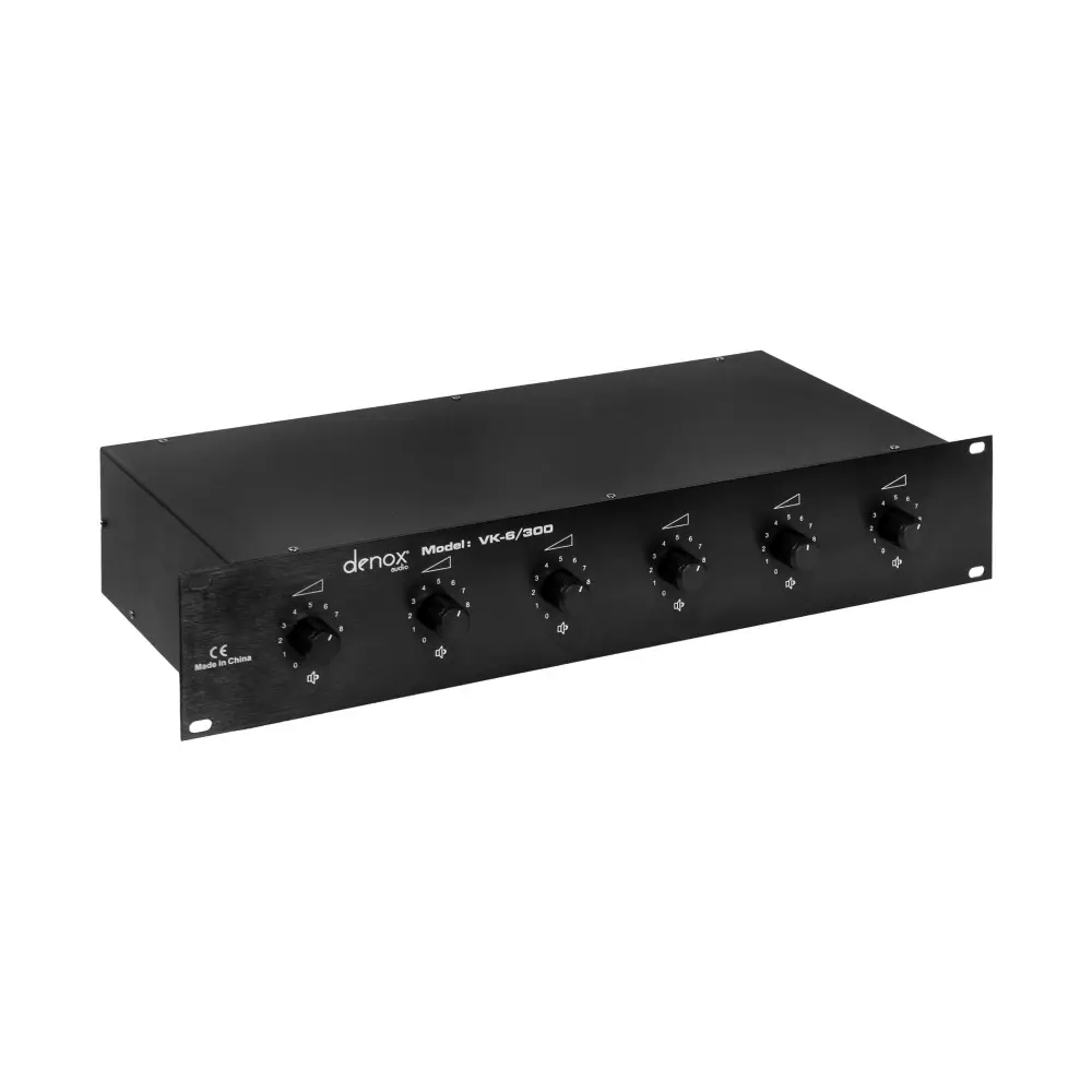 Denox VK-6/300 100V Rack Tipi Volume Kontrol - 1