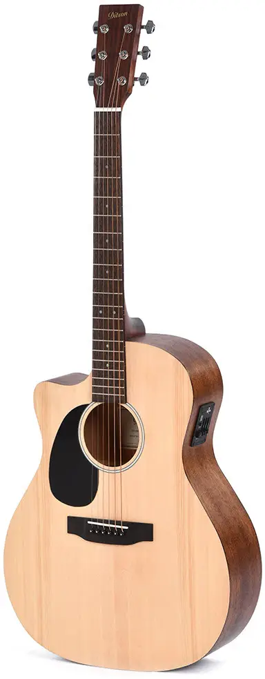 Ditson GC-10EL Elektro Akustik Gitar (Natural) - 1