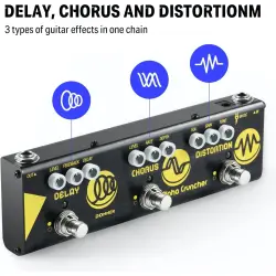 Donner Alpha Cruncher Multi Efekt Pedalı - 2