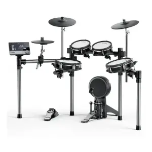 Donner BackBeat 8 Parça LED Aydınlatmalı Elektronik Davul Seti - 1