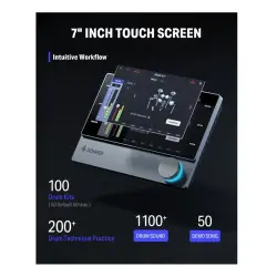 Donner BackBeat 8 Parça LED Aydınlatmalı Elektronik Davul Seti - 5