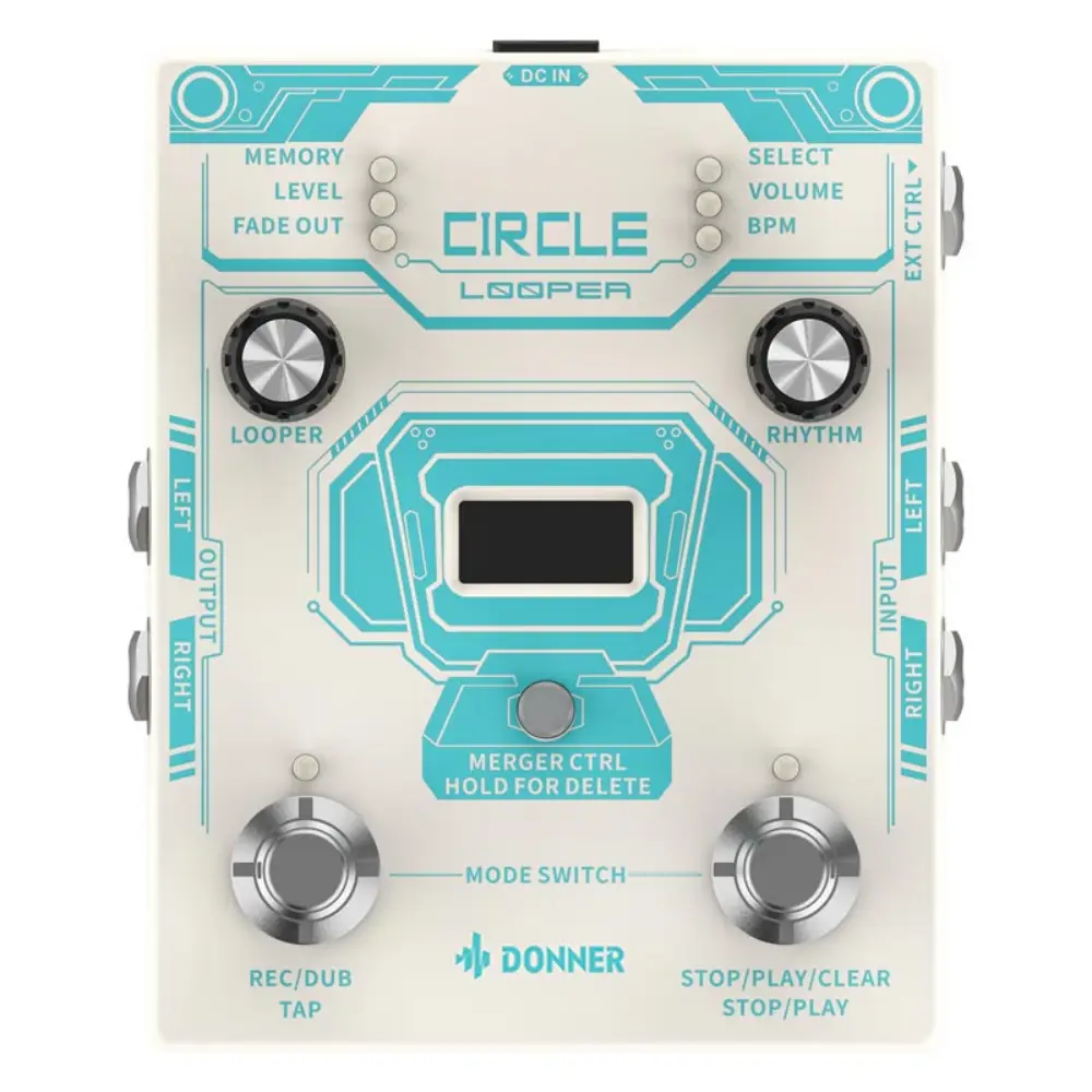 Donner Circle Looper Pedalı - 5