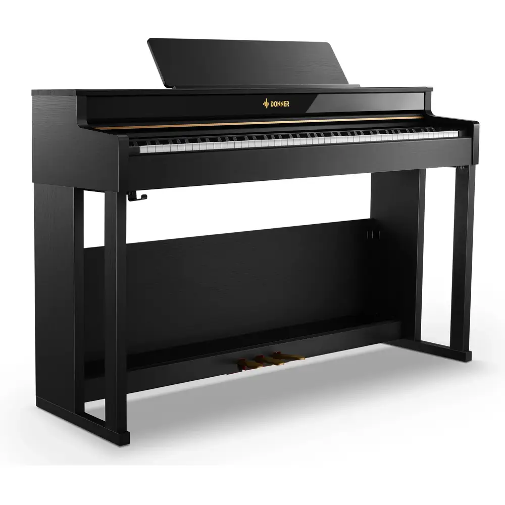 Donner DDP-400 Premium Upright Dijital Piyano (Siyah) - 3