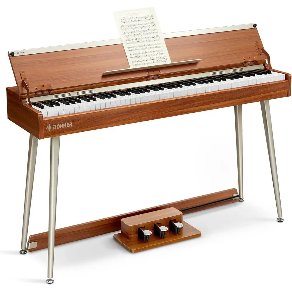 Donner DDP-80 PLUS Dijital Piyano (Wooden Style) - 1