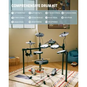 Donner DED-70 Gen2 Elektro Davul - 4