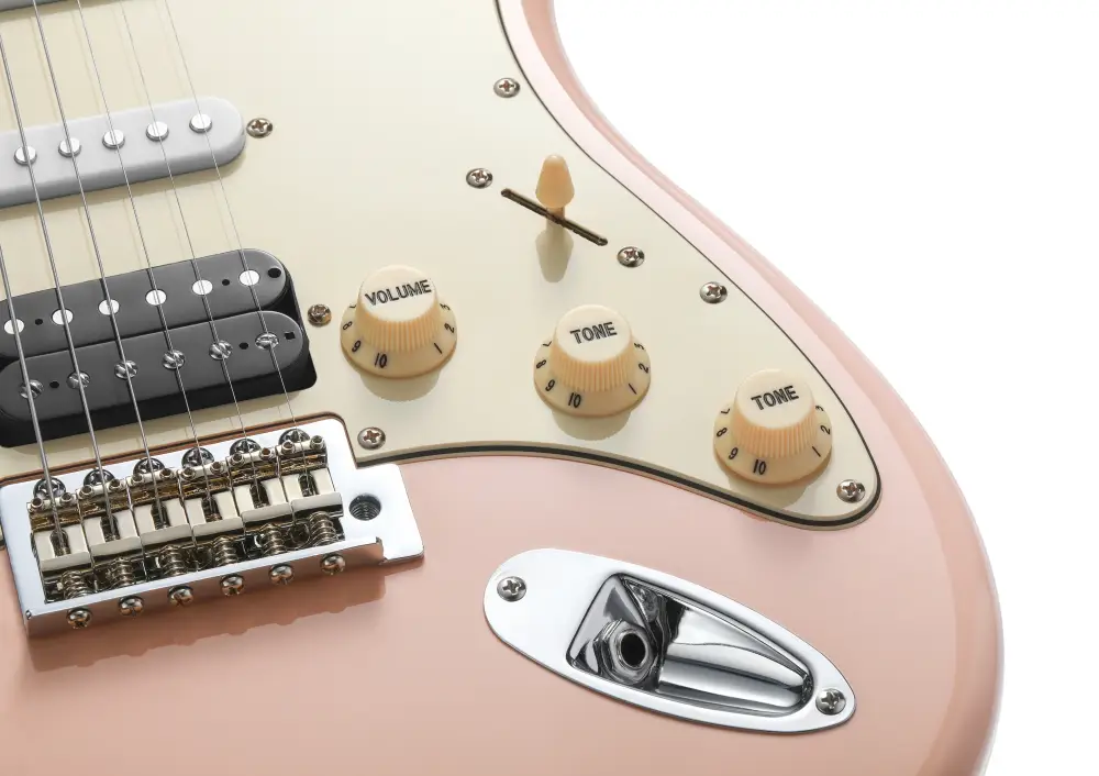 Donner Designer Series DST-200P Elektro Gitar Paketi (Pembe) - 4