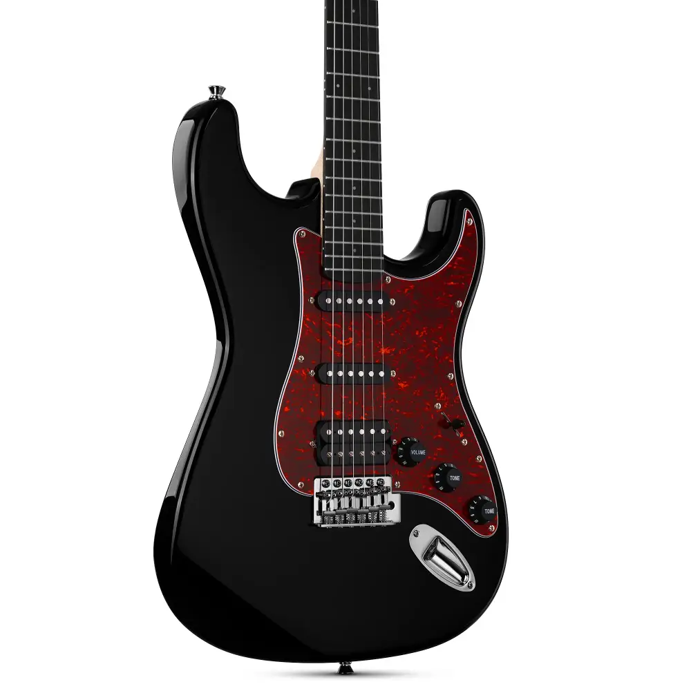 Donner Designer Series DST-200P Elektro Gitar (Siyah) - 4
