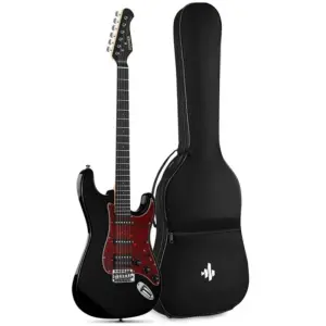 Donner Designer Series DST-200P Elektro Gitar (Siyah) - 1