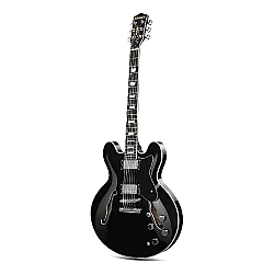 Donner DJP-1000 Semi-Hollow Elektro Gitar (Siyah) - Donner