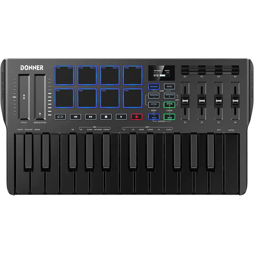 Donner DMK-25 PRO MIDI Klavye - 1